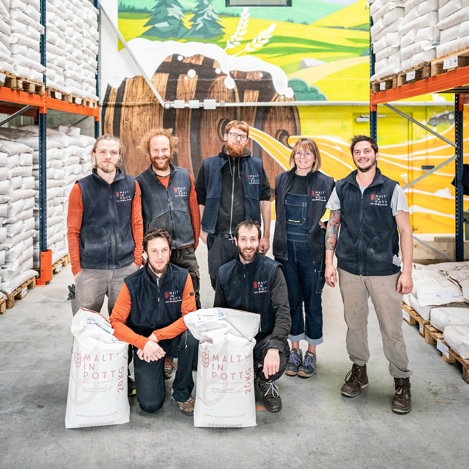 Handwerkliche Mälzerei in Haute-Savoie